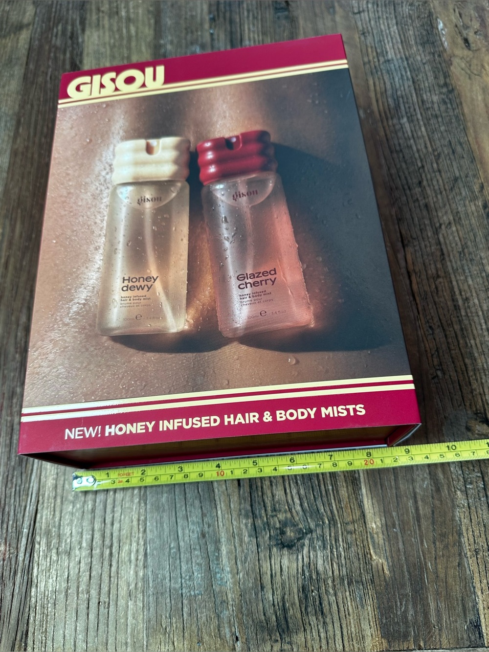 Gisou Honey-Infused Body & Hair Mists — Cream Honey Dewy & Pink empty box - Picture 7 of 8